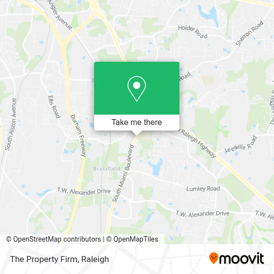 The Property Firm map