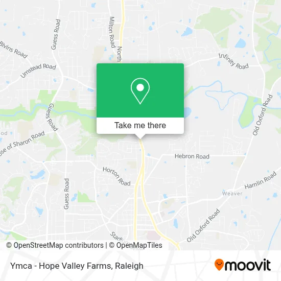 Ymca - Hope Valley Farms map