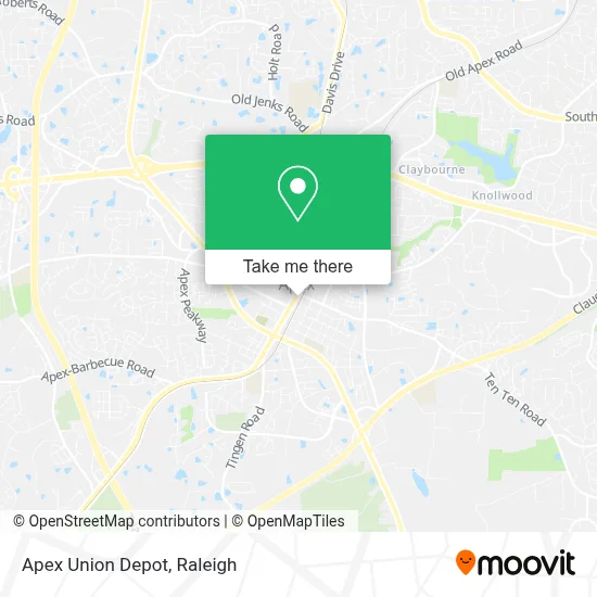 Apex Union Depot map