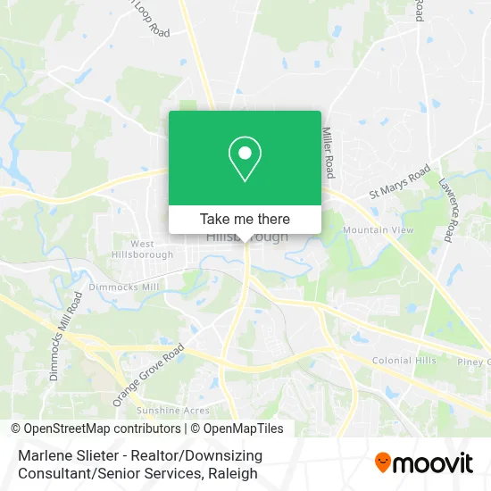 Marlene Slieter - Realtor / Downsizing Consultant / Senior Services map