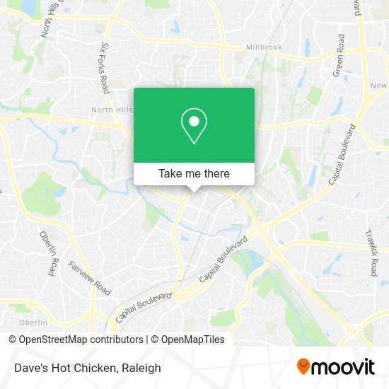 Dave's Hot Chicken map