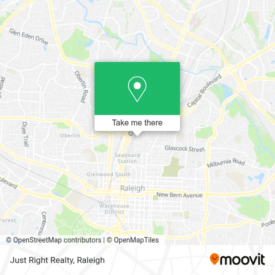 Just Right Realty map