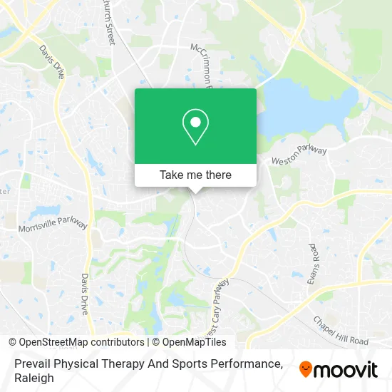 Prevail Physical Therapy And Sports Performance map