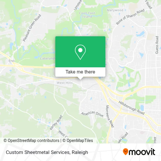 Custom Sheetmetal Services map