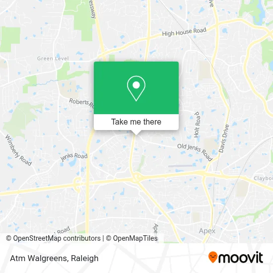 Mapa de Atm Walgreens