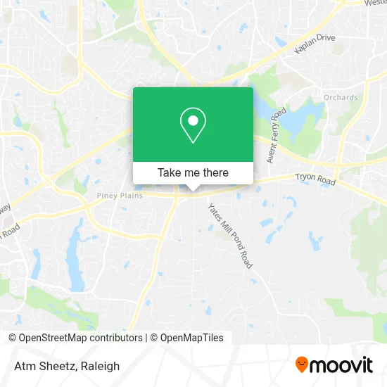Atm Sheetz map