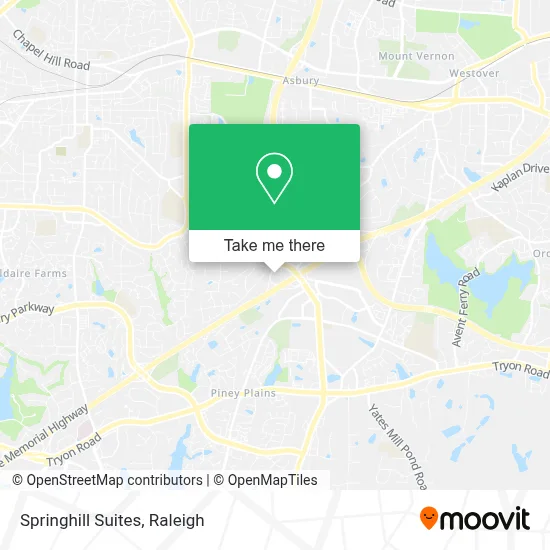 Springhill Suites map