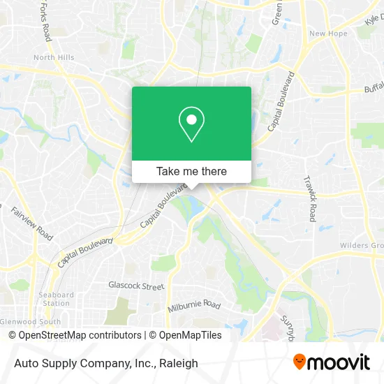 Auto Supply Company, Inc. map