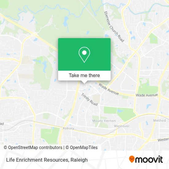 Life Enrichment Resources map