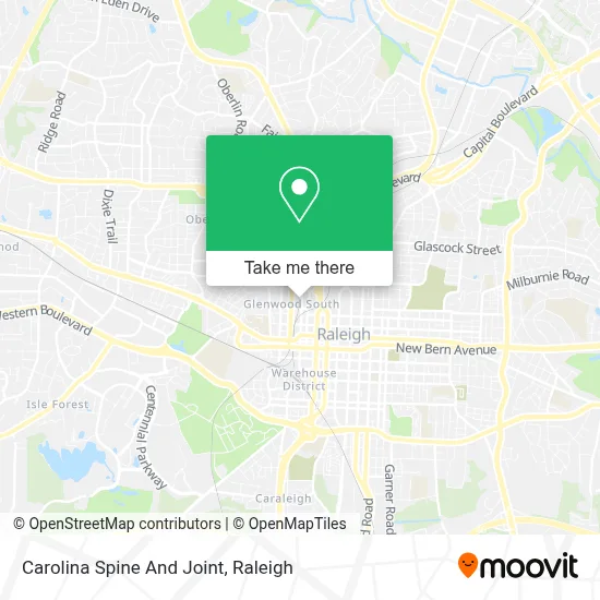 Carolina Spine And Joint map