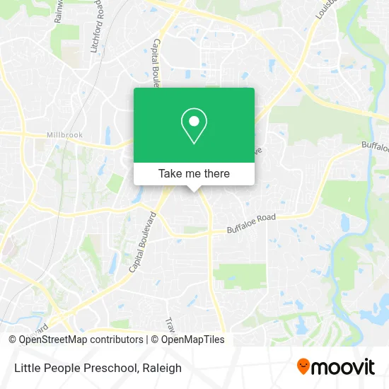 Little People Preschool map