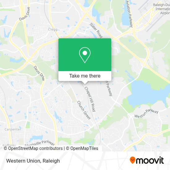 Western Union map
