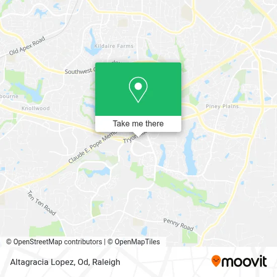 Altagracia Lopez, Od map