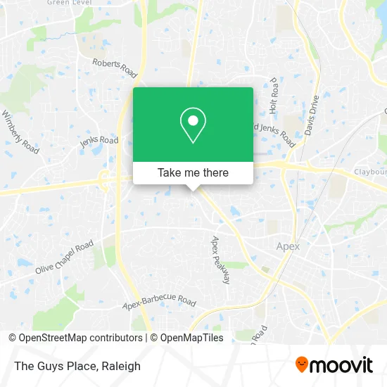 The Guys Place map