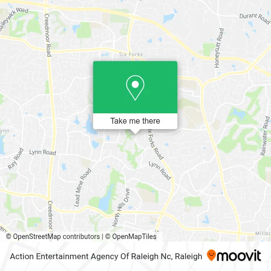 Action Entertainment Agency Of Raleigh Nc map