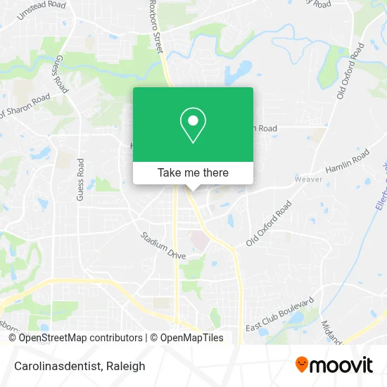Carolinasdentist map