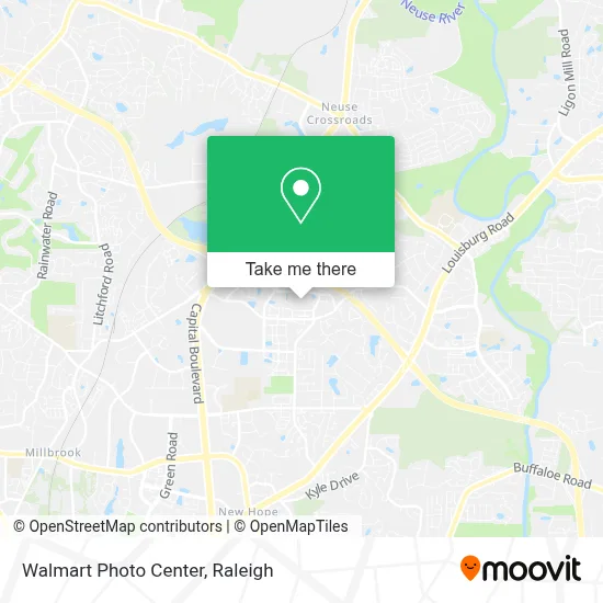 Walmart Photo Center map