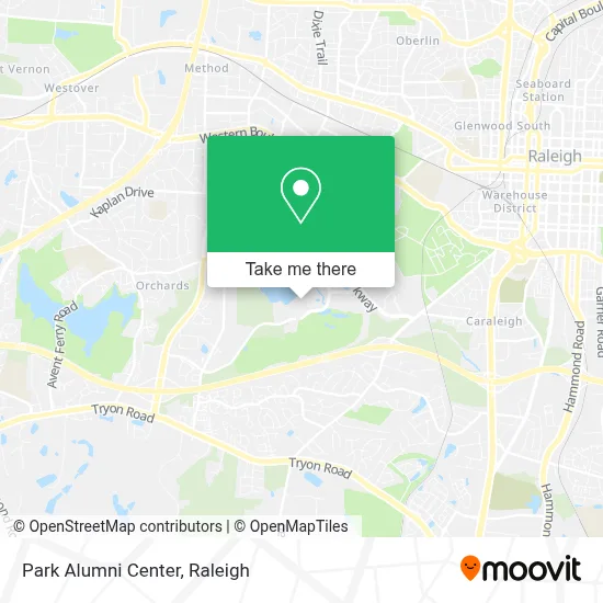 Park Alumni Center map