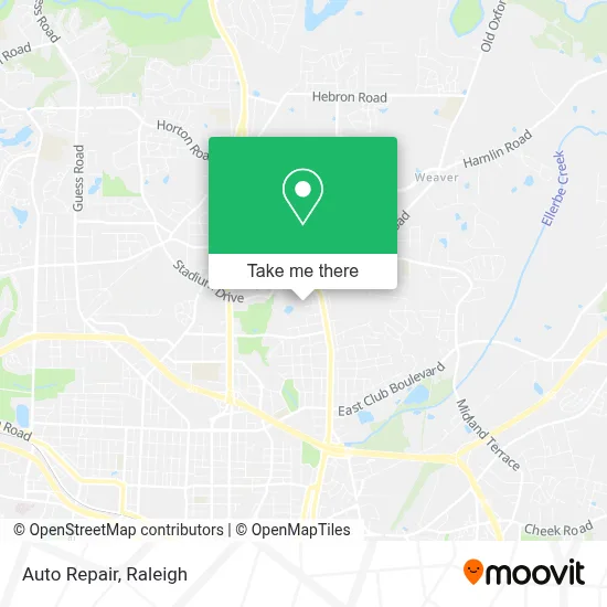 Auto Repair map