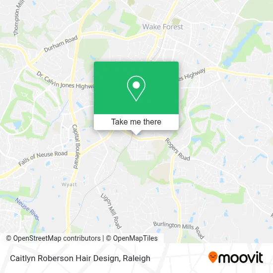 Caitlyn Roberson Hair Design map