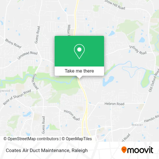 Coates Air Duct Maintenance map