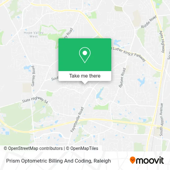 Prism Optometric Billing And Coding map
