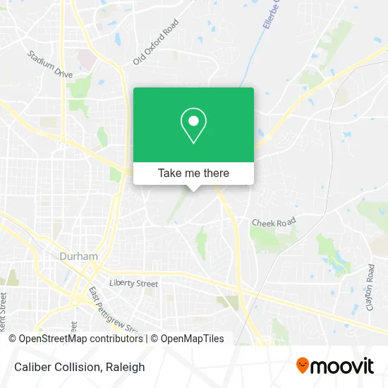 Caliber Collision map