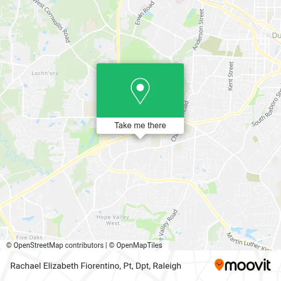 Rachael Elizabeth Fiorentino, Pt, Dpt map