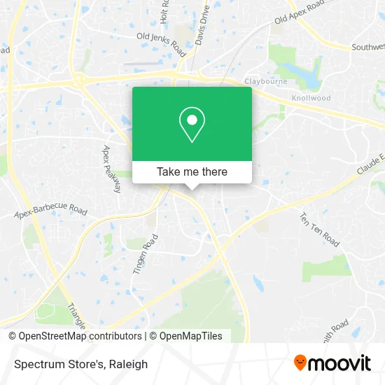 Spectrum Store's map