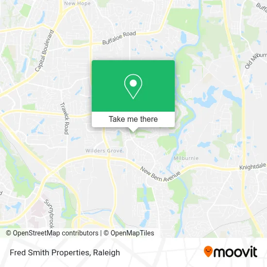 Fred Smith Properties map