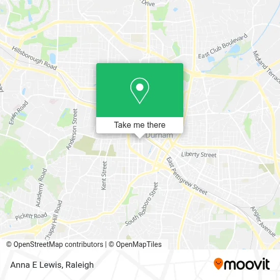 Anna E Lewis map