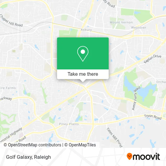 Golf Galaxy map