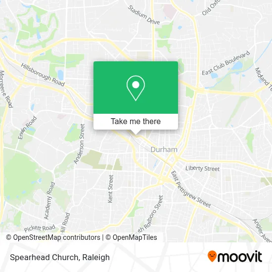 Spearhead Church map