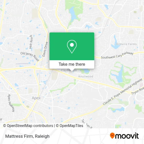 Mattress Firm map