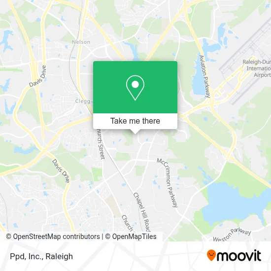 Ppd, Inc. map
