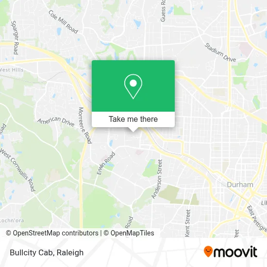 Bullcity Cab map