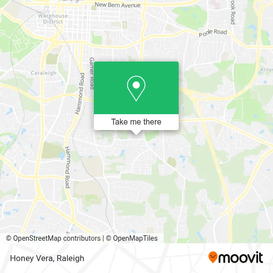 Honey Vera map