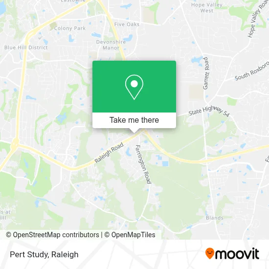 Pert Study map
