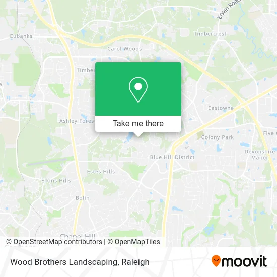 Wood Brothers Landscaping map