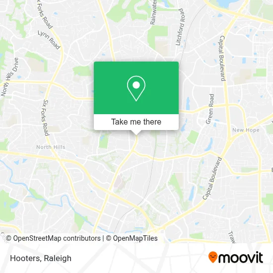 Hooters map