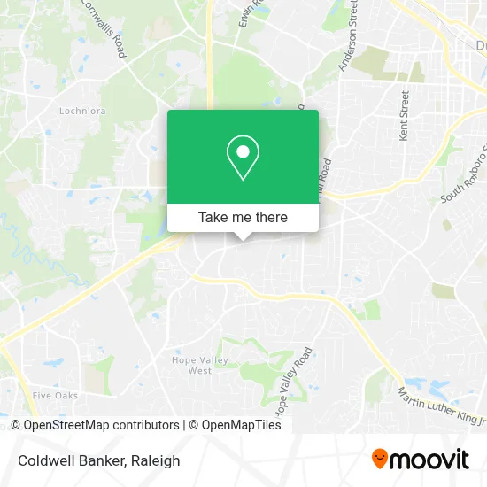 Coldwell Banker map