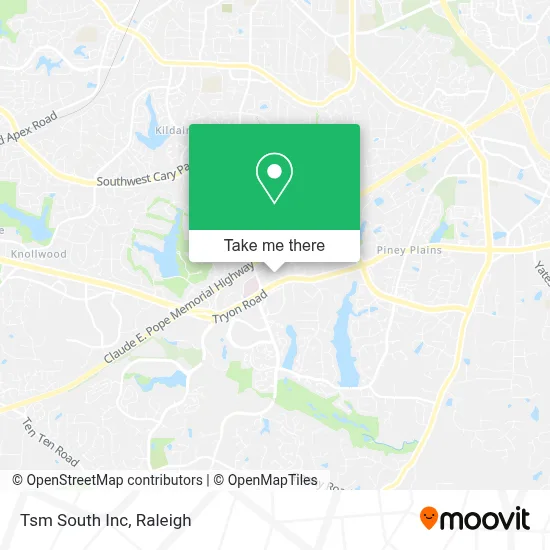 Tsm South Inc map