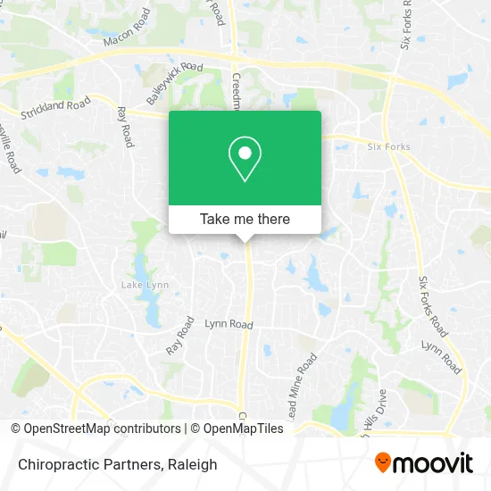 Chiropractic Partners map