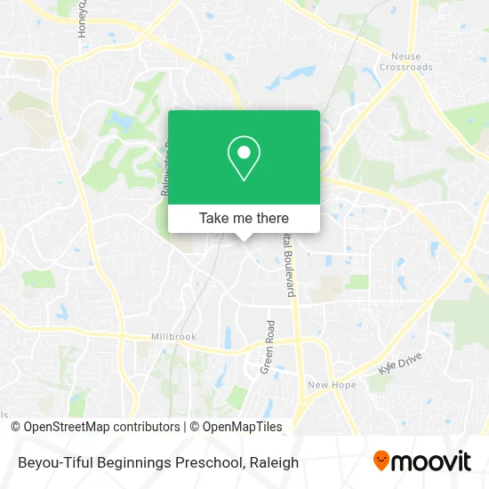 Beyou-Tiful Beginnings Preschool map