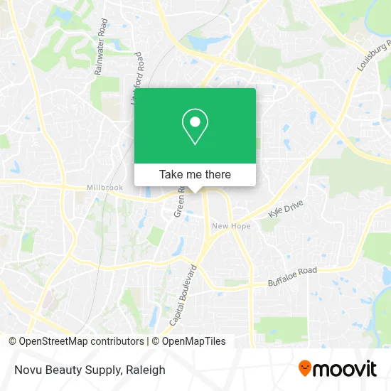 Novu Beauty Supply map