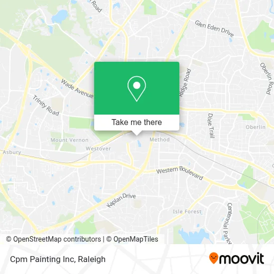 Cpm Painting Inc map