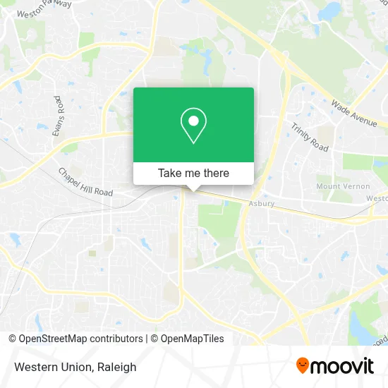 Western Union map