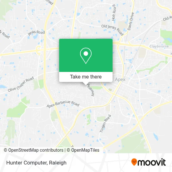 Hunter Computer map