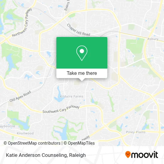 Katie Anderson Counseling map