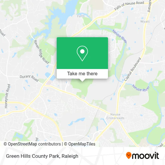 Green Hills County Park map